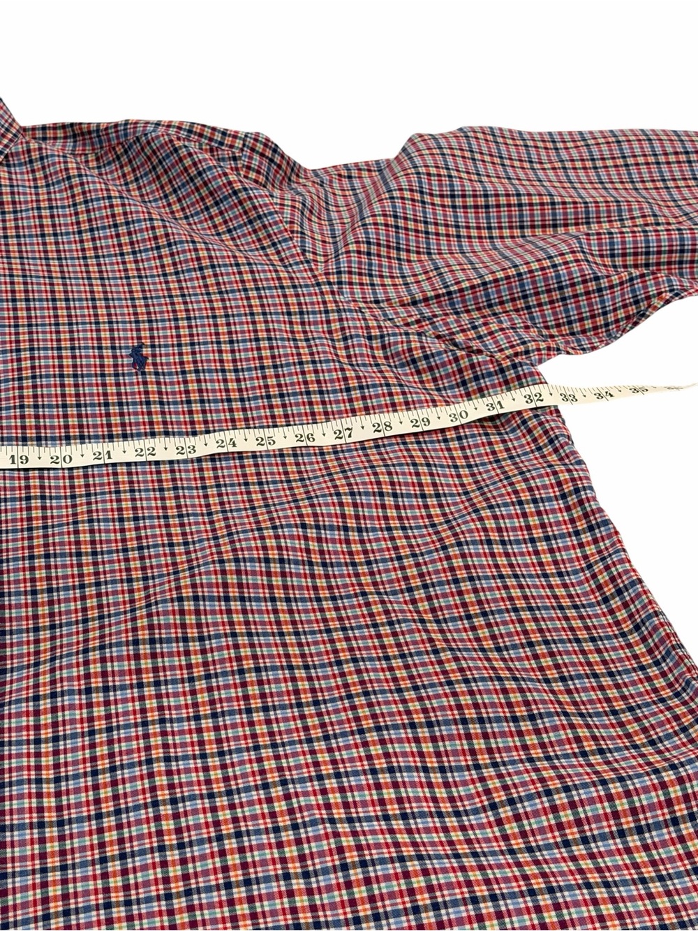 Ralph Lauren Classic Fit Plaid Button Down Shirt 3XB 100% Cotton - Picture 5 of 6